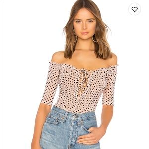 Revolve Majorelle Selina bodysuit